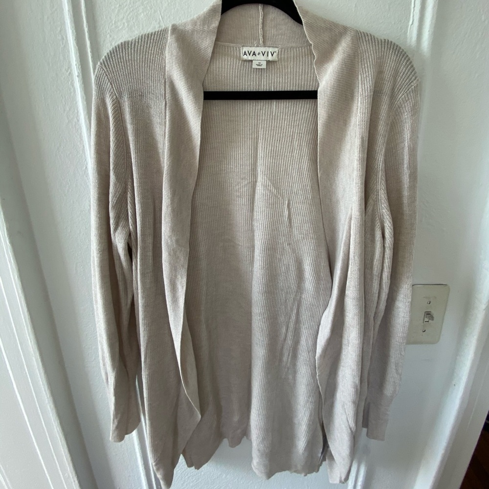 Lightweight Oatmeal Sweater